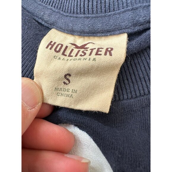 Hollister Womens Blue‎ Shirt Small short sleeve t-shirt round neck 100% cotton - Picture 4 of 7